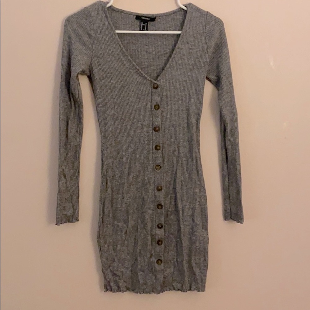 Forever 21 button down mini dress